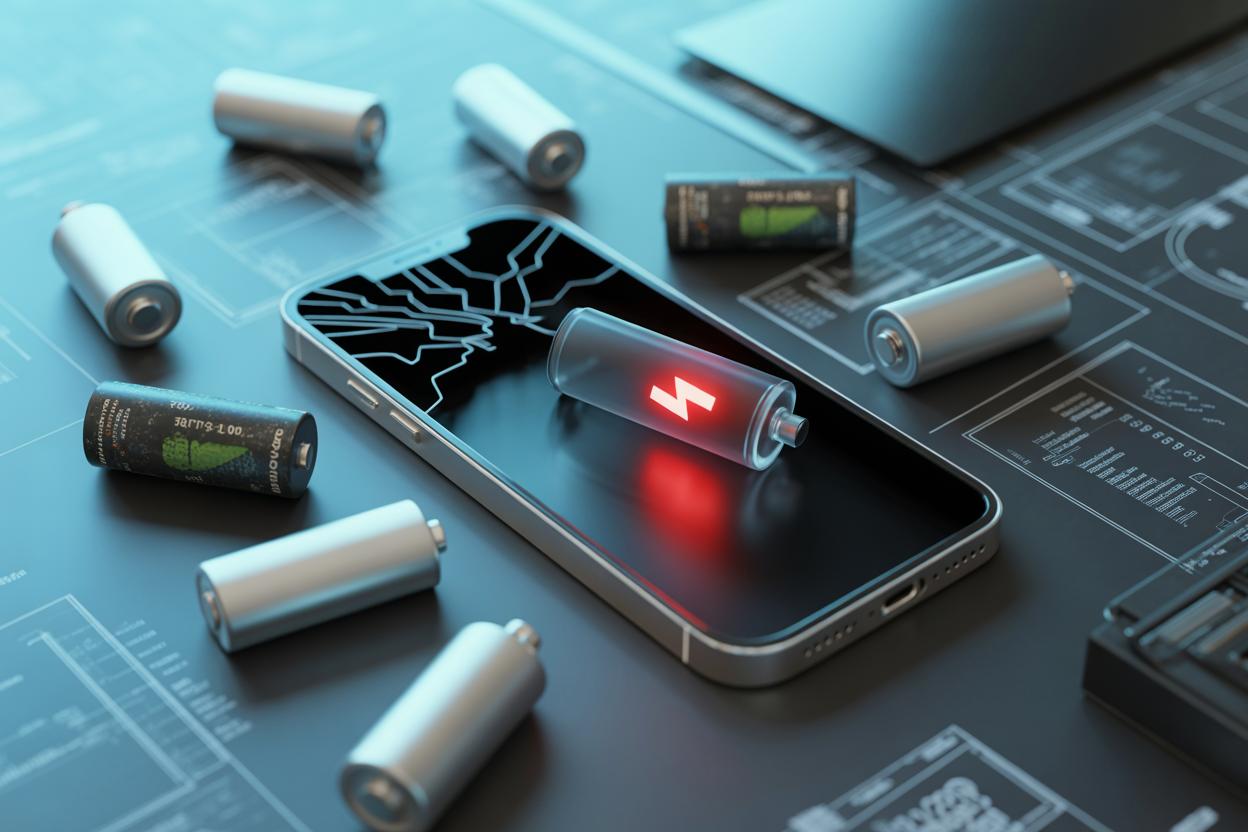 Smartphone Android com tela mostrando consumo excessivo de bateria pelo Instagram
