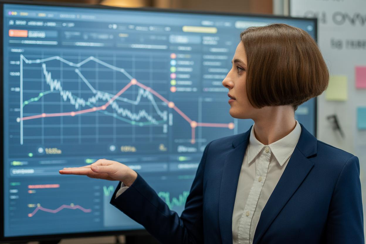 Gráfico mostrando queda de tráfego em websites devido a buscas com IA