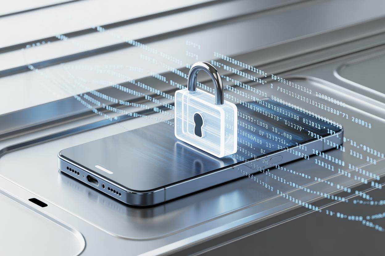 Interface de mensagens criptografadas da plataforma X mostrando configurações de segurança