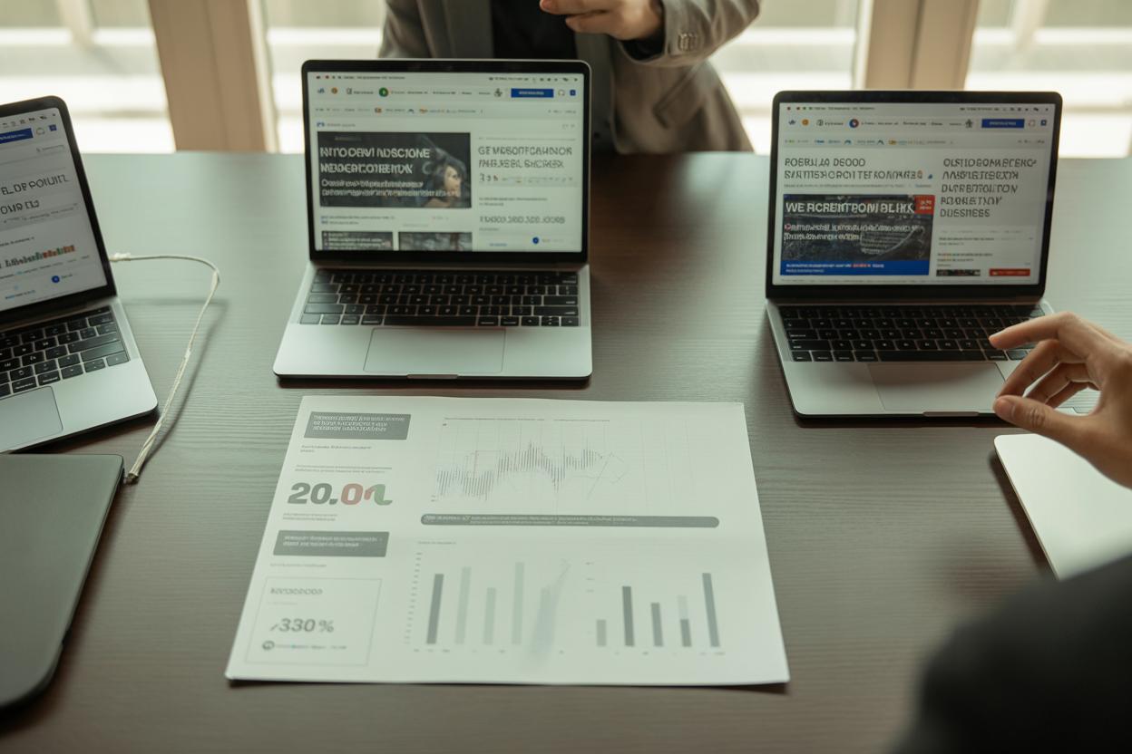 Interface do Google mostrando resultados de busca com resumos gerados por IA