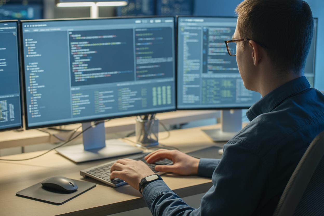 Sistema de segurança avançado protegendo site WordPress contra ameaças digitais