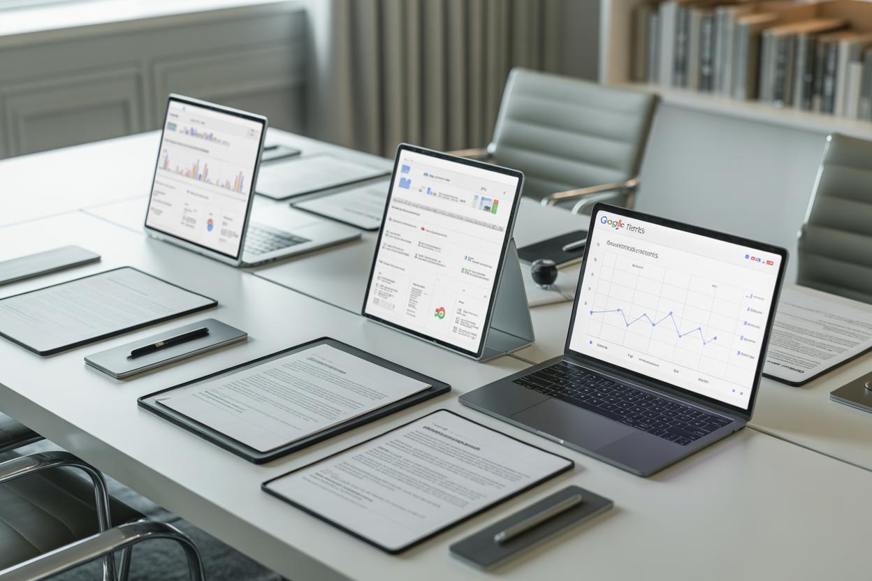 Interface da nova API do Google Trends em desenvolvimento